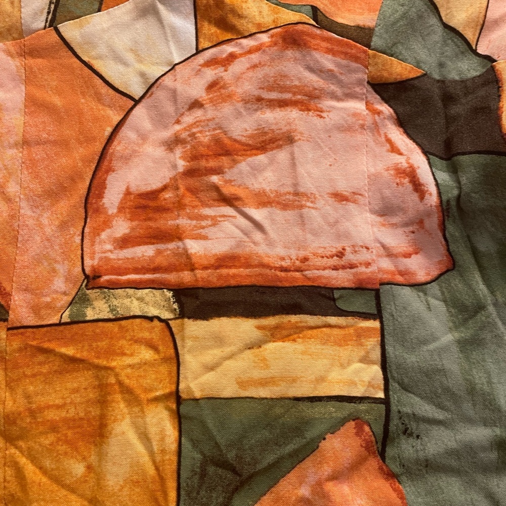 Abstract Slip Dress - Picture 2 of 5